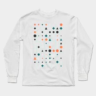 Wonderful Geometric Colourful Pattern Long Sleeve T-Shirt